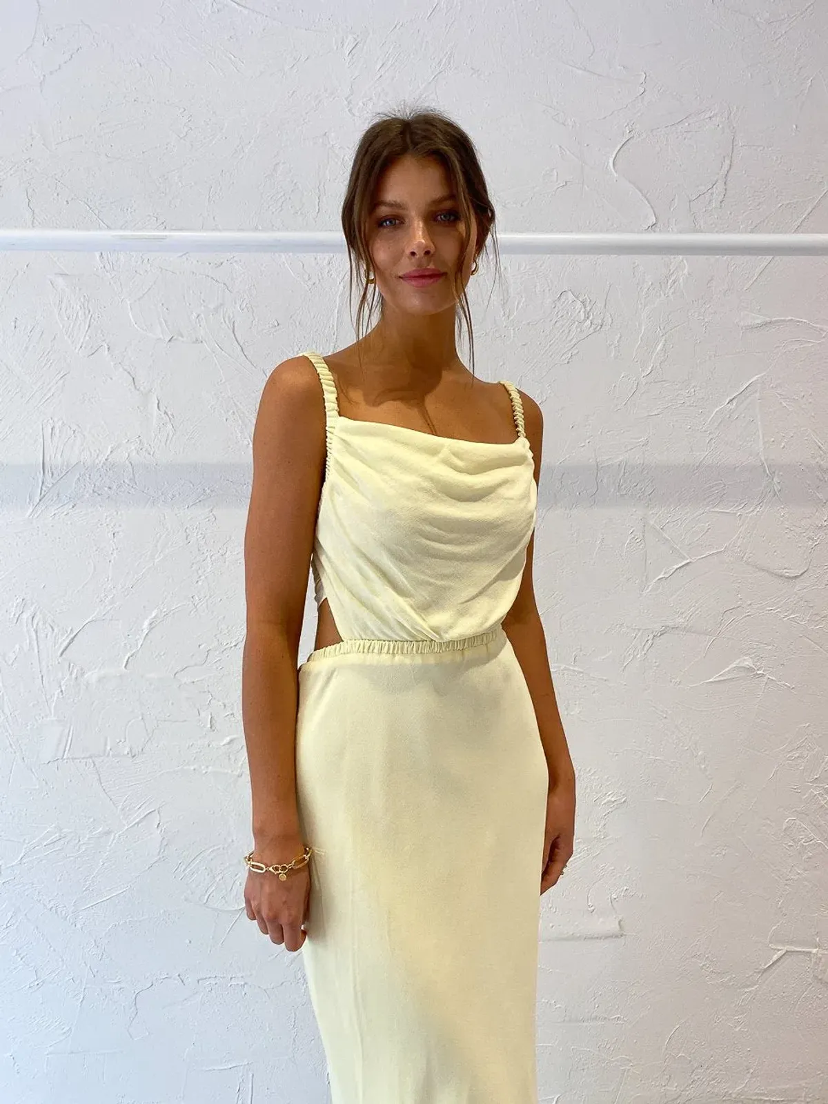 Bec & Bridge Mala Maxi Dress Butter Size 8 - Image 3