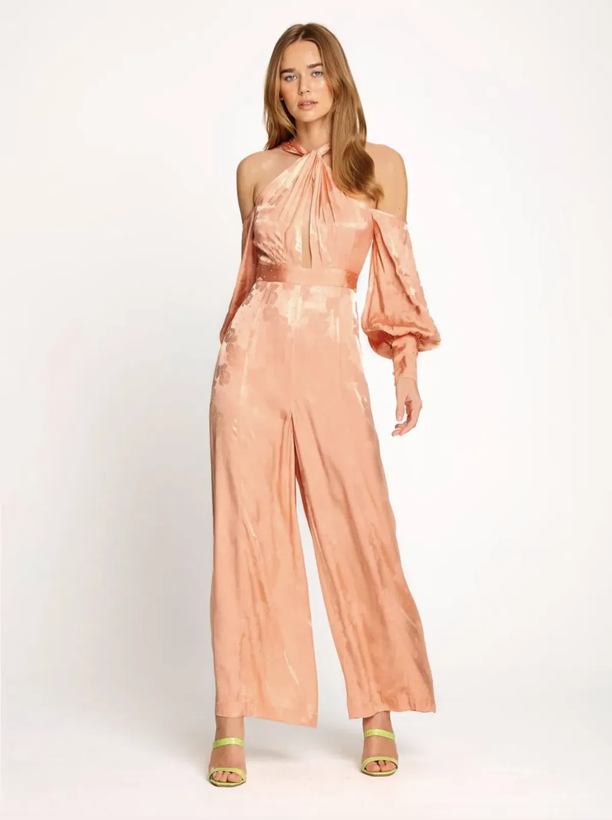 Alice McCall Iced Guava Memory Lane Jumpsuit Peach Size 8 - Image 1