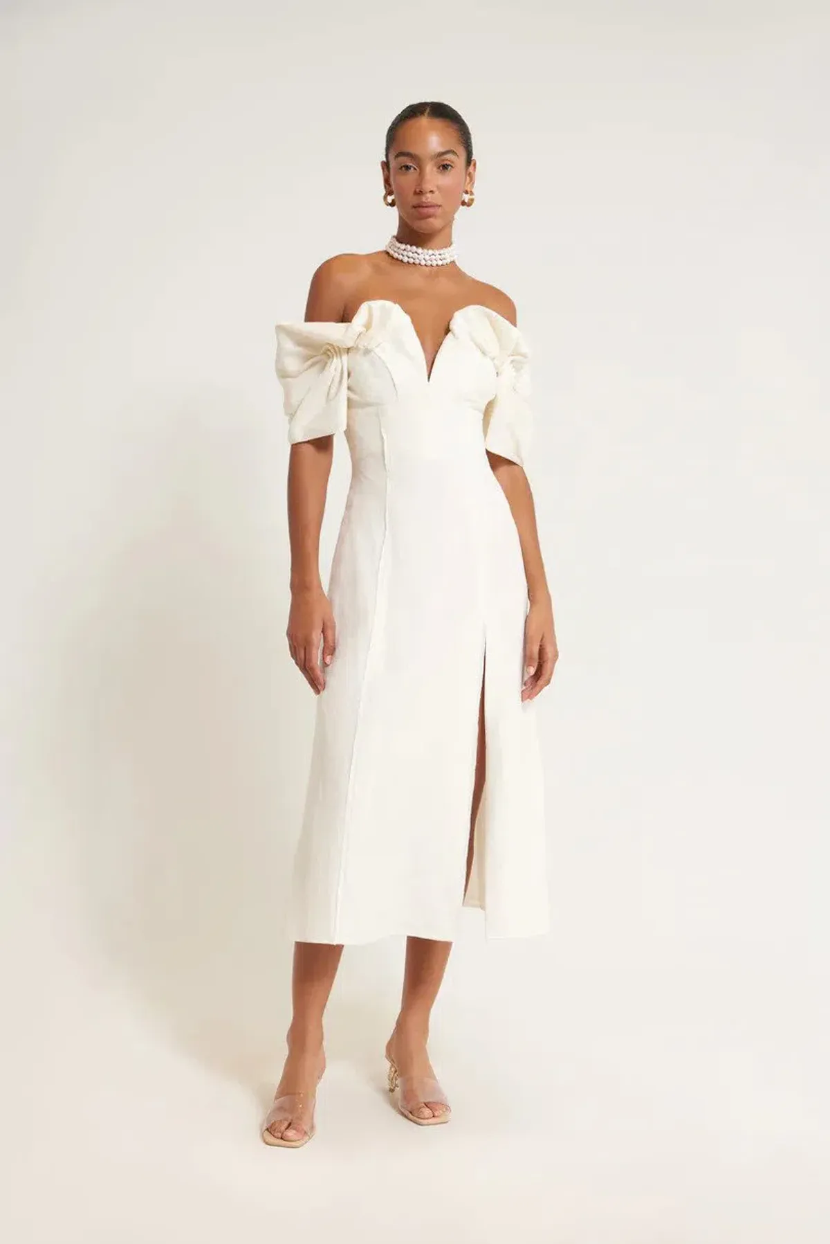 Cult Gaia Muna Dress Off White Size 12 - Image 1