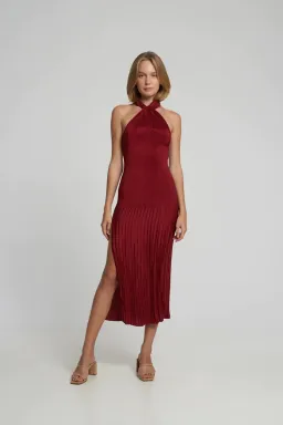 L’idee Soirée Klum Gown Ruby Red Size 8 for rent on The Volte - image 1