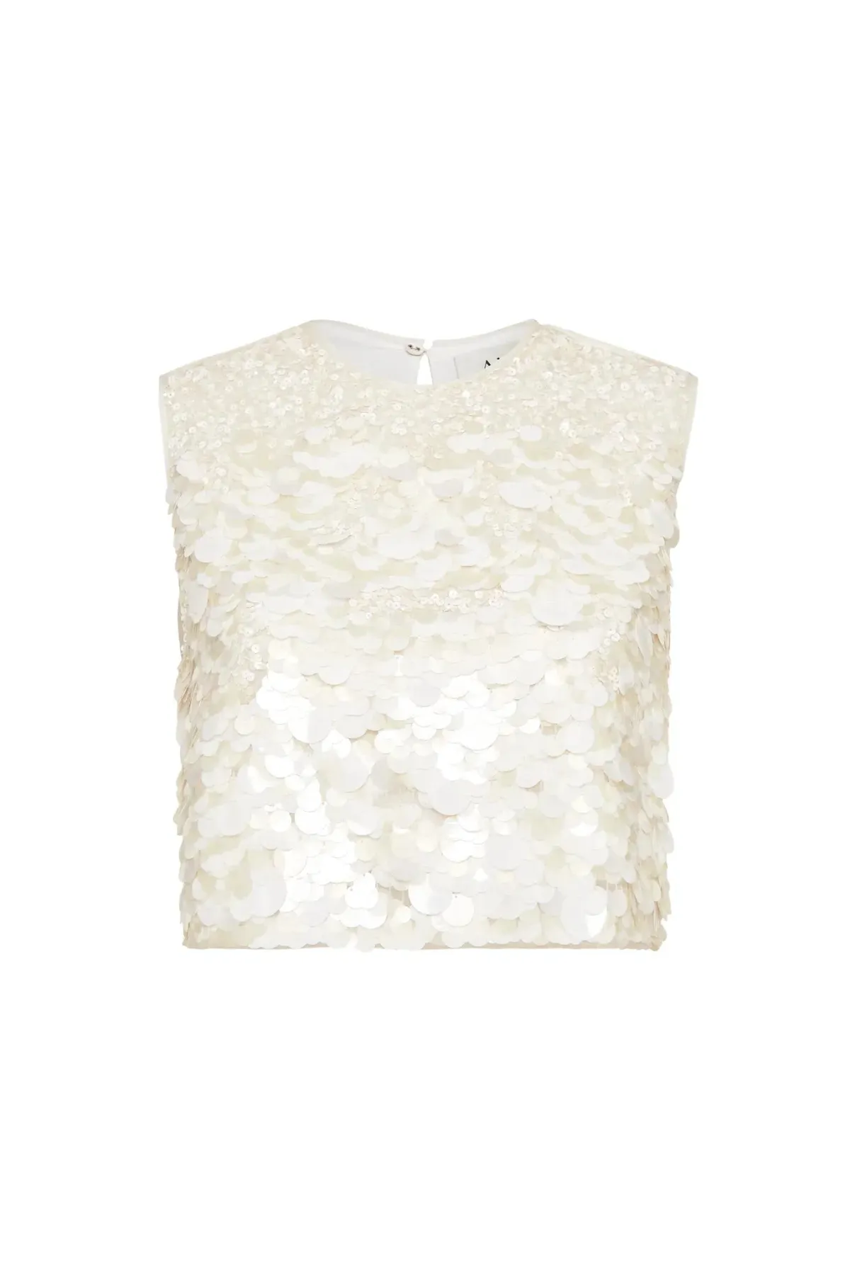 Aje Celeste Sequin Shell Top Size 14 - Image 3