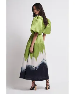 Aje Arcadian knot Dress Ombre Ink Size 6 for rent on The Volte - image 2