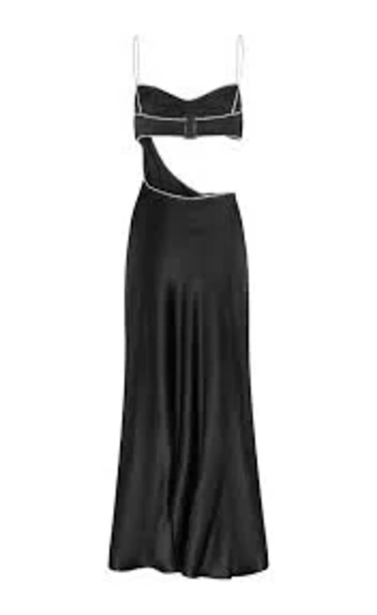 Michael Lo Sordo Symic Crystalline Luna Maxi Dress Black Size XS / Au 6 - Image 6