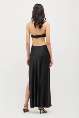 Michael Lo Sordo Symic Crystalline Luna Maxi Dress Black Size XS / Au 6 for rent on The Volte - image 4