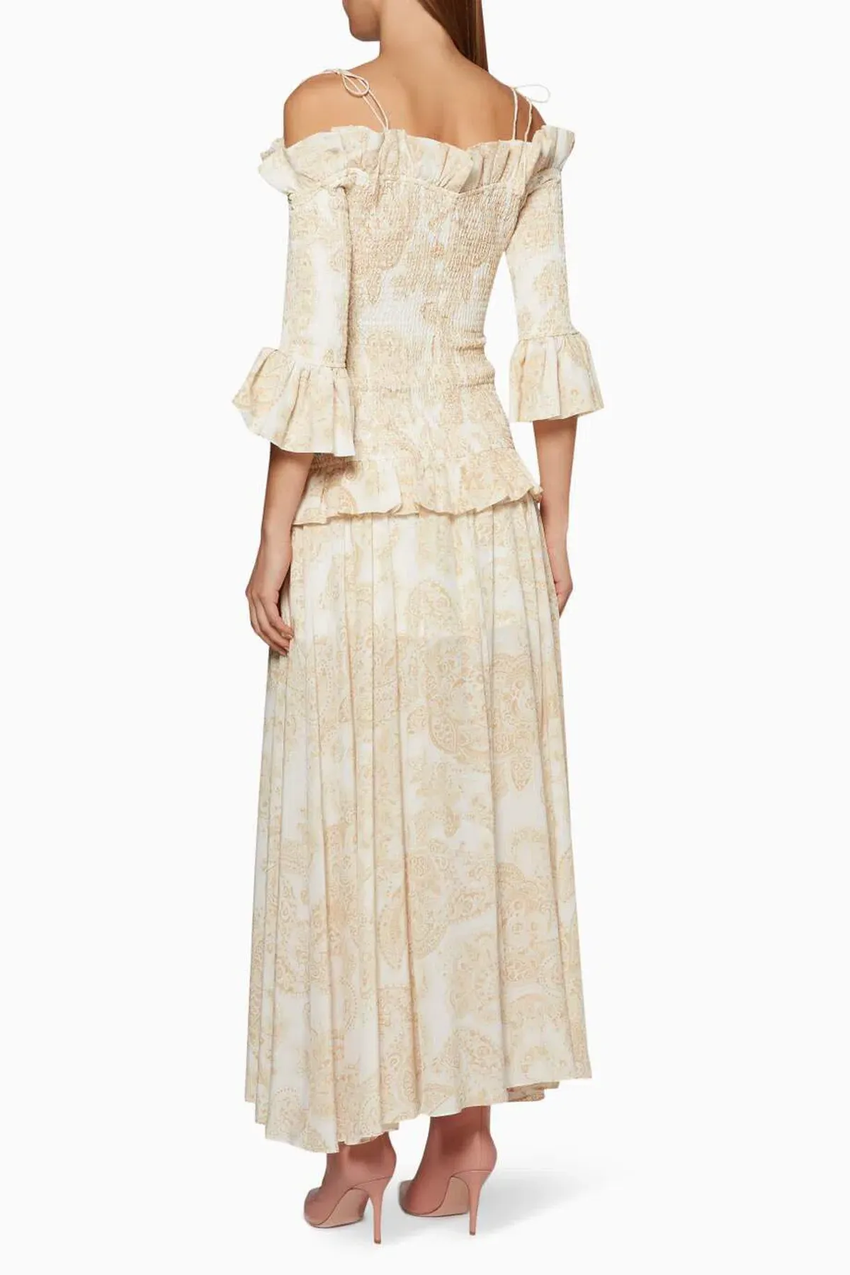 Thurley Golden Hour Maxi Dress Buttermilk Size 10 - Image 6