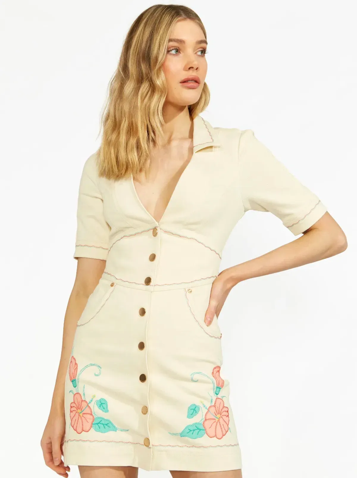 Alice McCall Tanika Mini Dress Canvas Size XS / Au 6 - Image 2