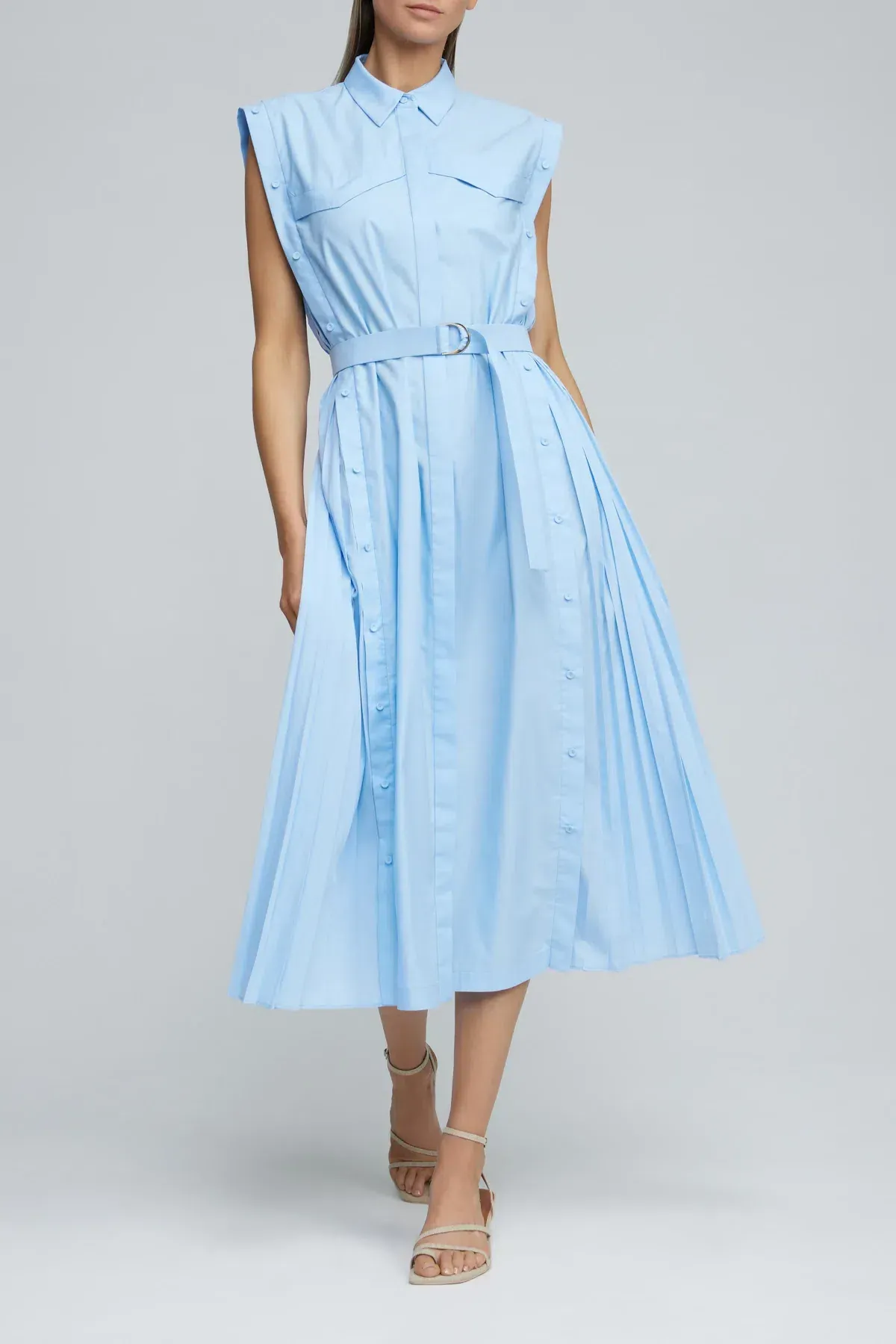 Acler Alcott Dress Blue Size 12 - Image 1