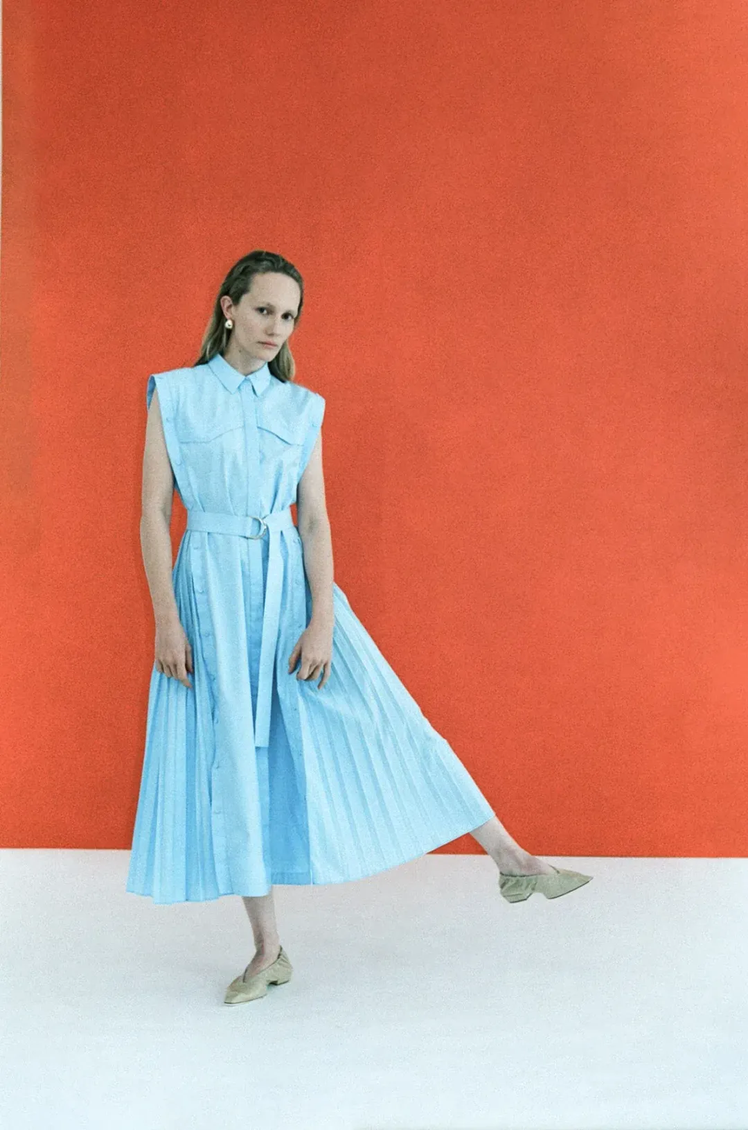 Acler Alcott Dress Blue Size 12 for rent on The Volte - main image