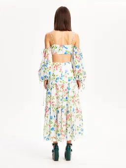 Alice McCall Rolling Meadows Midi Dress Bluebell Print Size 10 for rent on The Volte - image 5