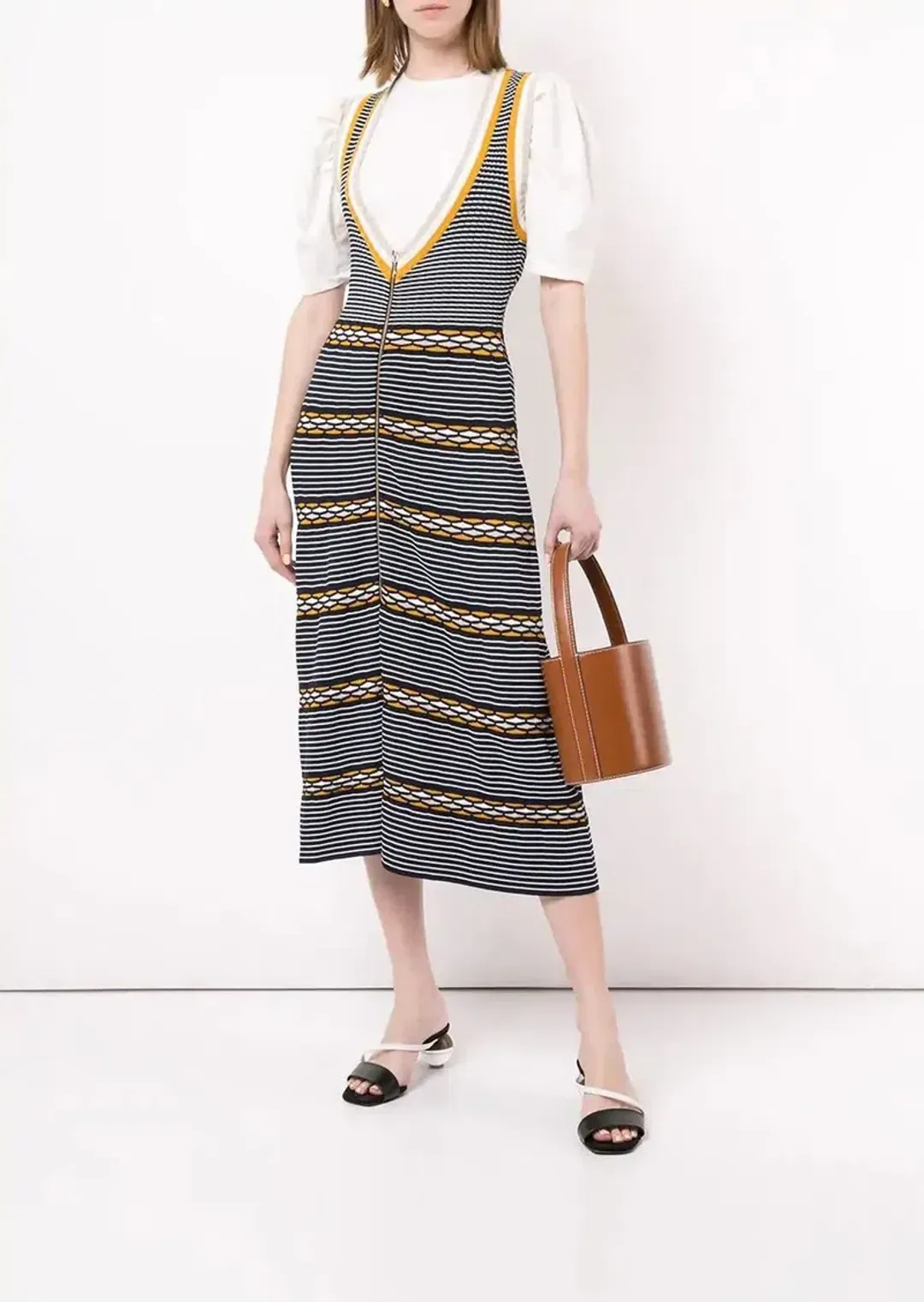 Alice McCall Strange Girl Midi Dress in Print Size 4 for rent on The Volte - main image