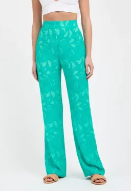 Kookai Annika Pants Aqua Green Size AU 14 for rent on The Volte - image 3