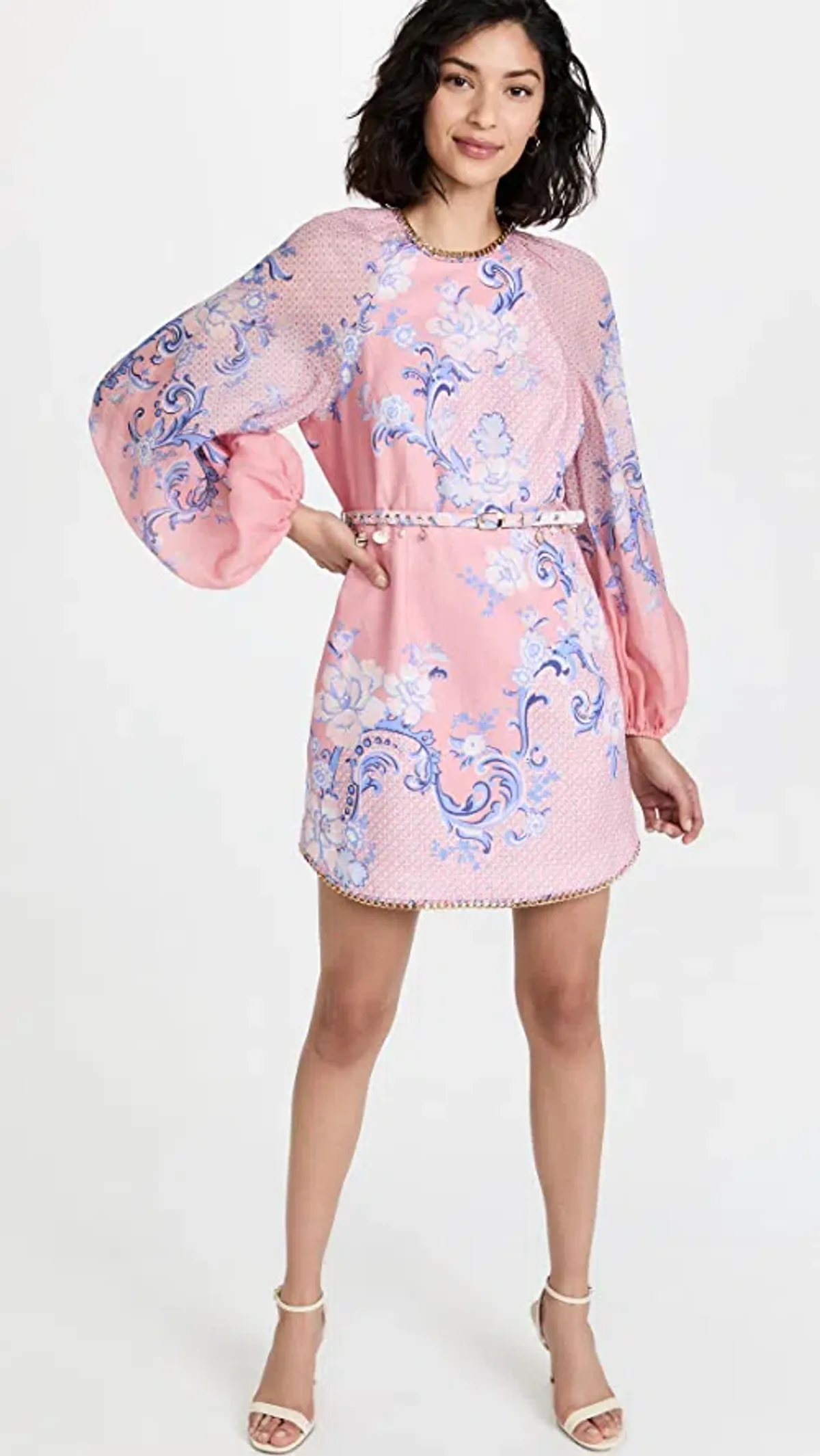 Zimmermann Postcard Floral Mini Dress Print Size 0 / Au 8 for rent on The Volte - main image