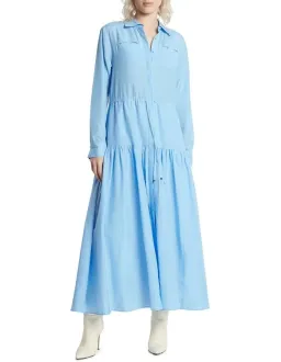 Sass & Bide The Weather Shirt Dress Sky Blue Size 14 for rent on The Volte - image 2