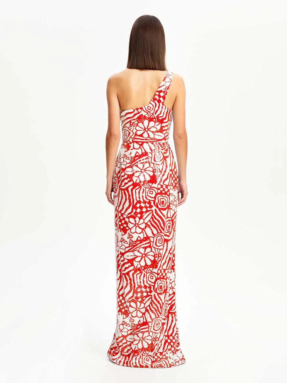 Alice McCall Daisy Daze Gown Salsa Red Size 10 - Image 4