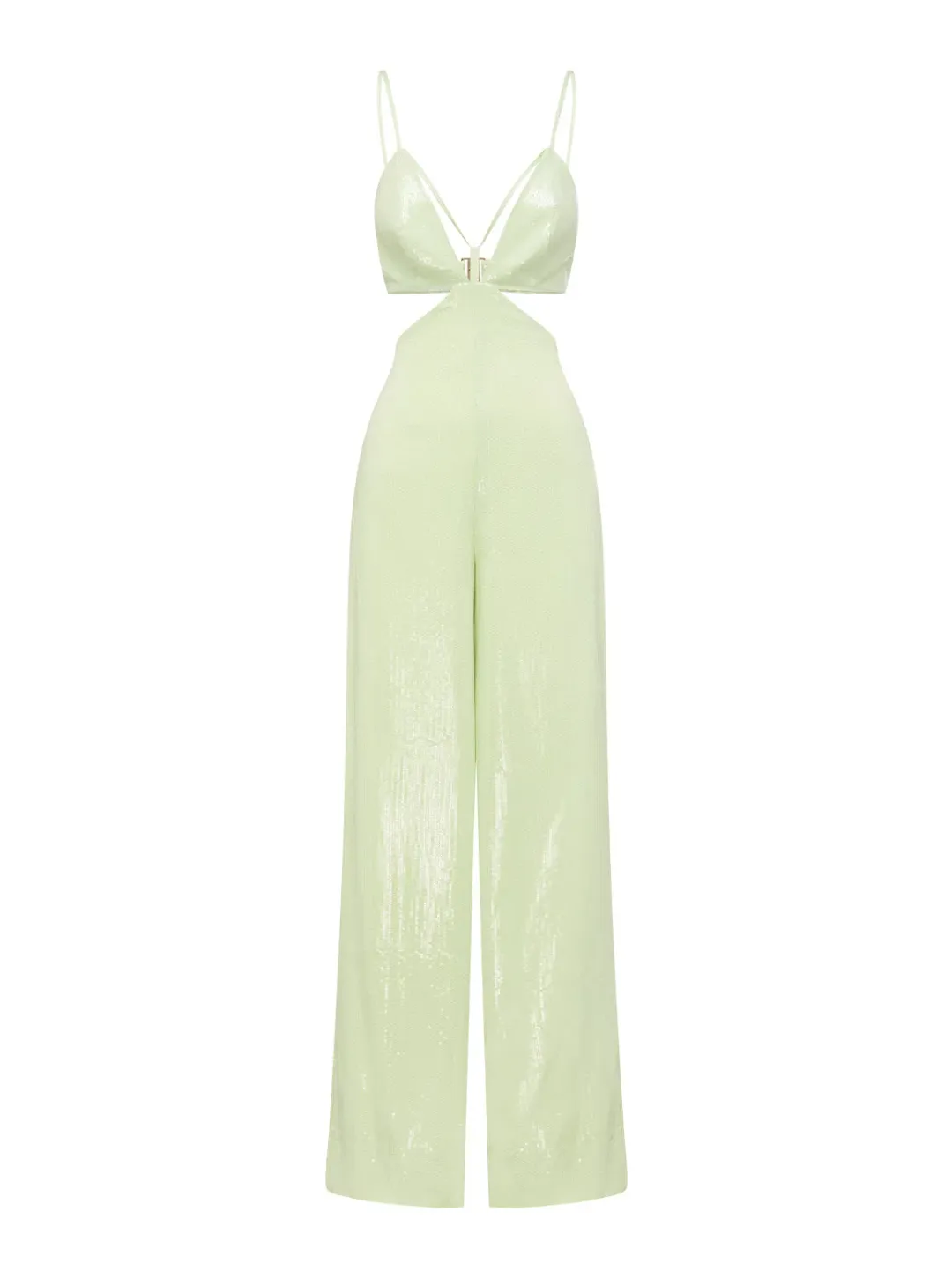 Alice McCall Night Sky Jumpsuit Lime Cream Size 8 for rent on The Volte - main image