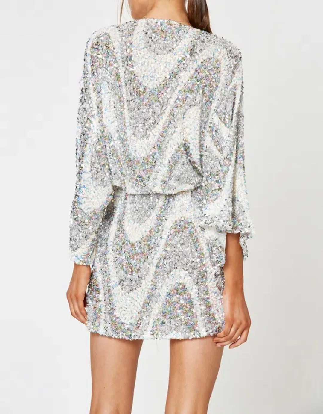 Winona Rhapsody Wrap Dress Sequin Size 12 for rent on The Volte - main image