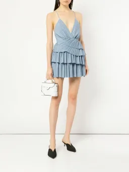 Alice McCall Finesse Mini Dress Pebble Blue Size 10 for rent on The Volte - image 3