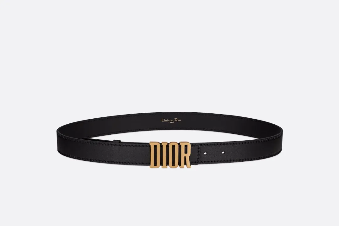 Dior 2022 D Fence Belt Black 80cm for rent on The Volte - main image
