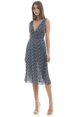 Misha Alexandria Midi Dress Print Size 8 for rent on The Volte - image 1