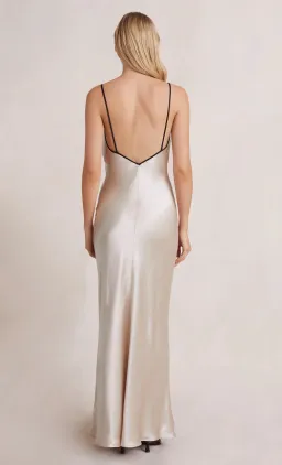 Bec & Bridge Kara Keyhole Maxi Dress Sand Size 10 for rent on The Volte - image 3