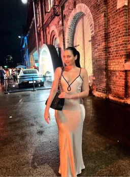 Bec & Bridge Kara Keyhole Maxi Dress Sand Size 10 for rent on The Volte - image 4