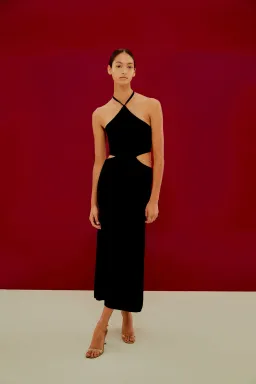 Manning Cartel Limitless Knit Chain Dress Black Size XS for rent on The Volte - image 4