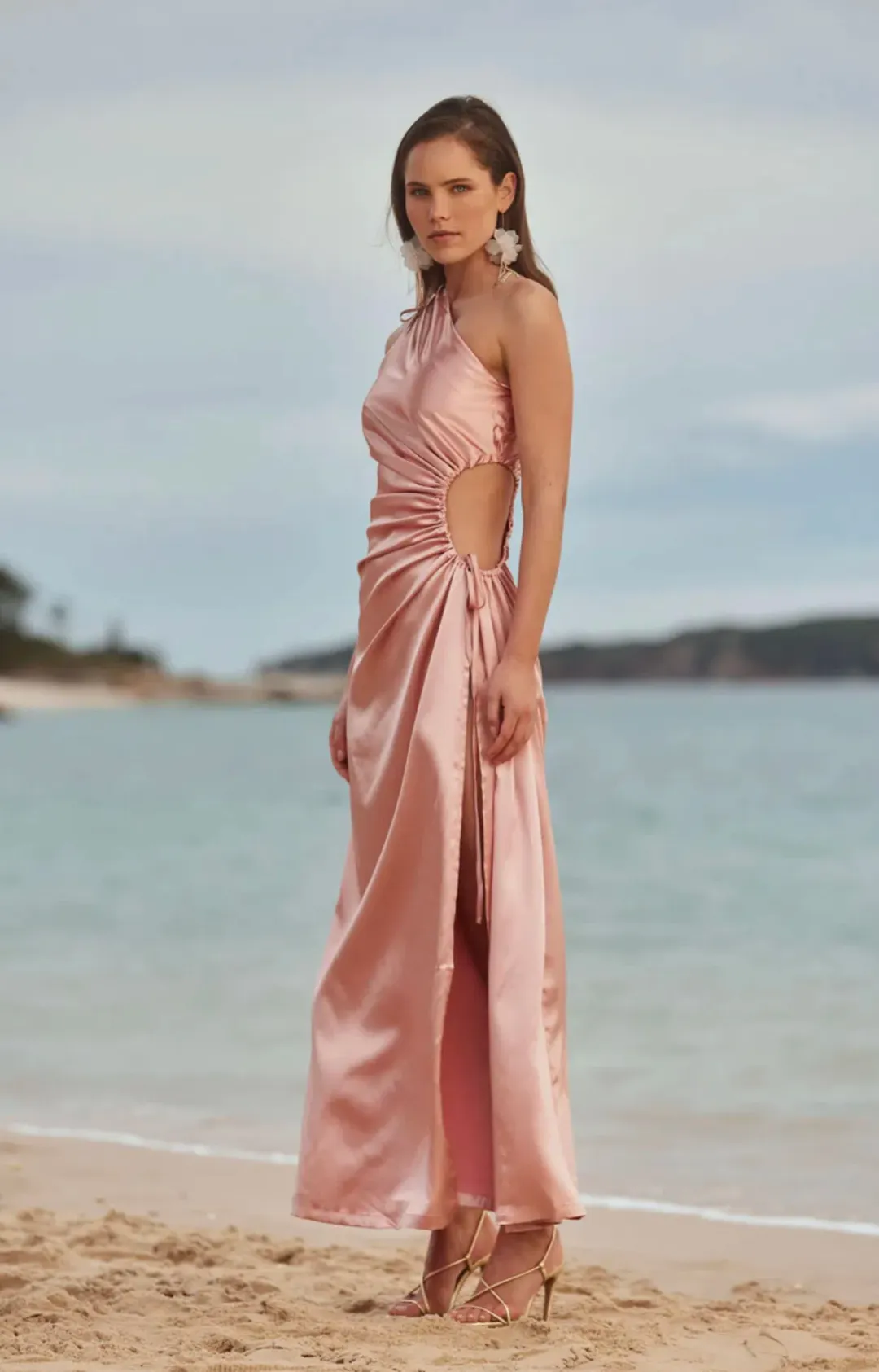 Sonya Moda Nour Blush Maxi Dress Pink Size 12 for rent on The Volte - main image