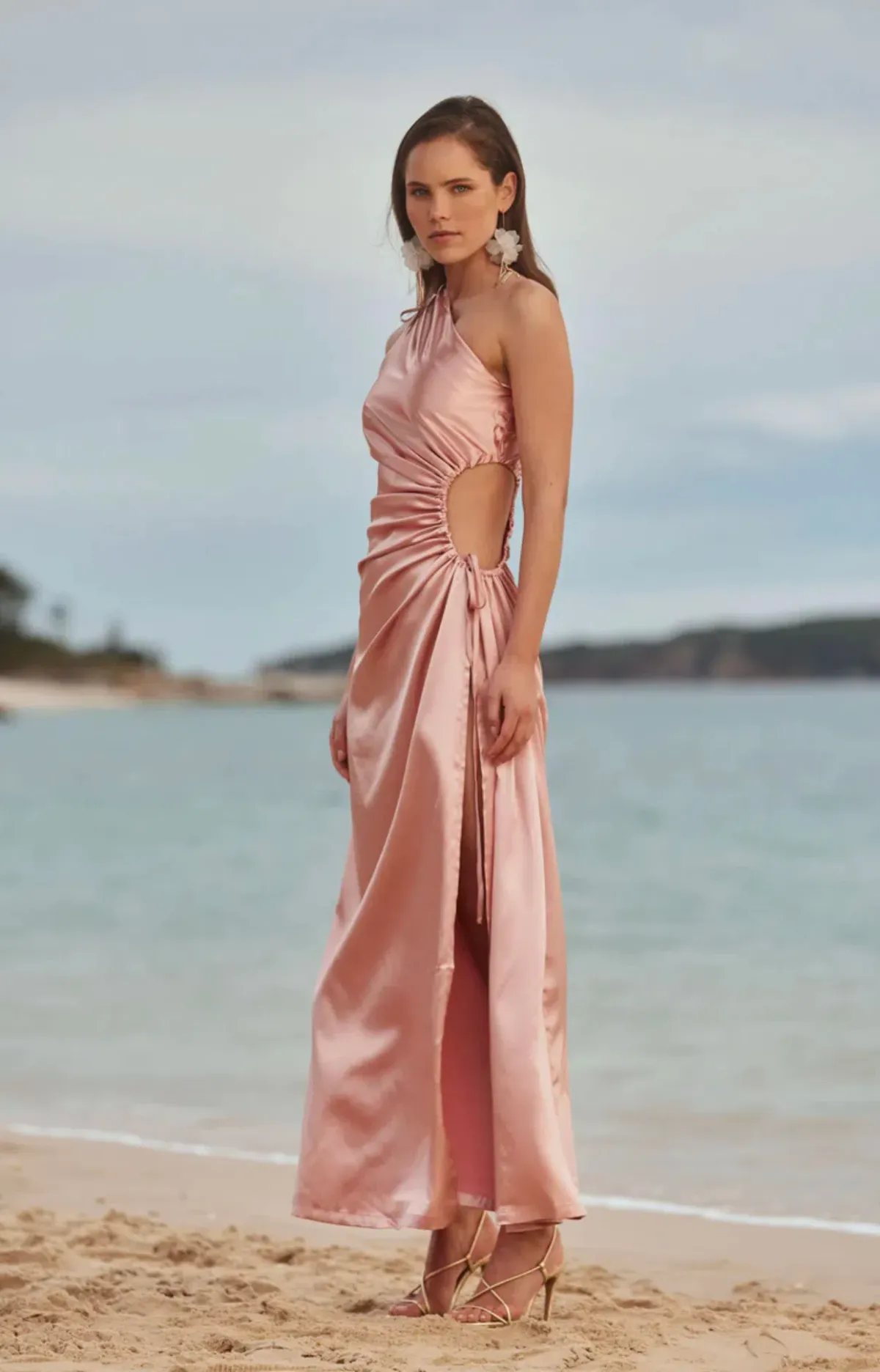 Sonya Moda Nour Blush Maxi Dress Pink Size 12 - Image 2