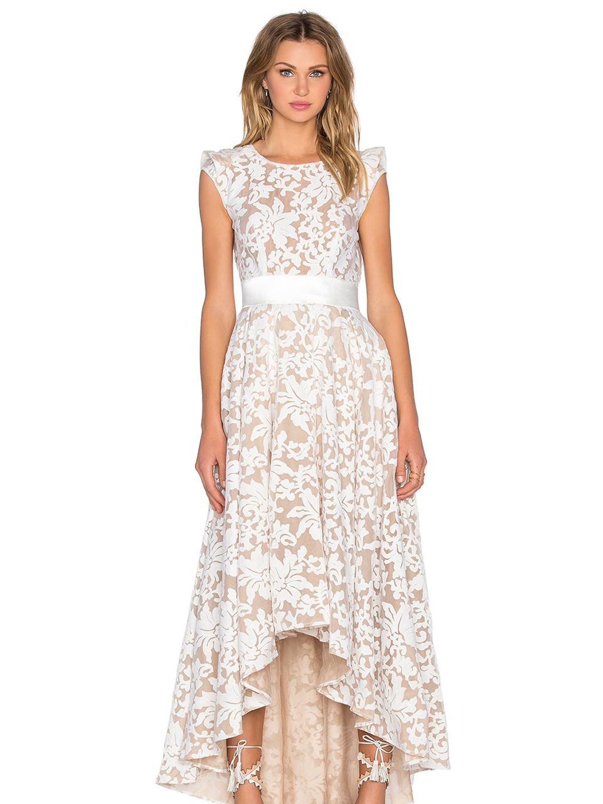 Bronx & Banco Bohem Nude Print Dress Nude Size 10 - Image 1