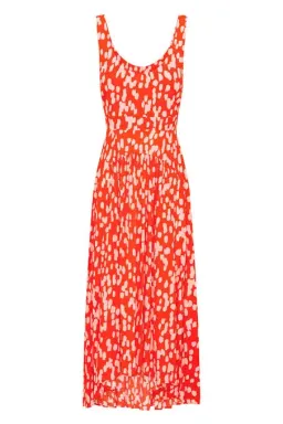 Mister Zimi Annabelle Midi Dress Sangria Size 10 for rent on The Volte - image 2