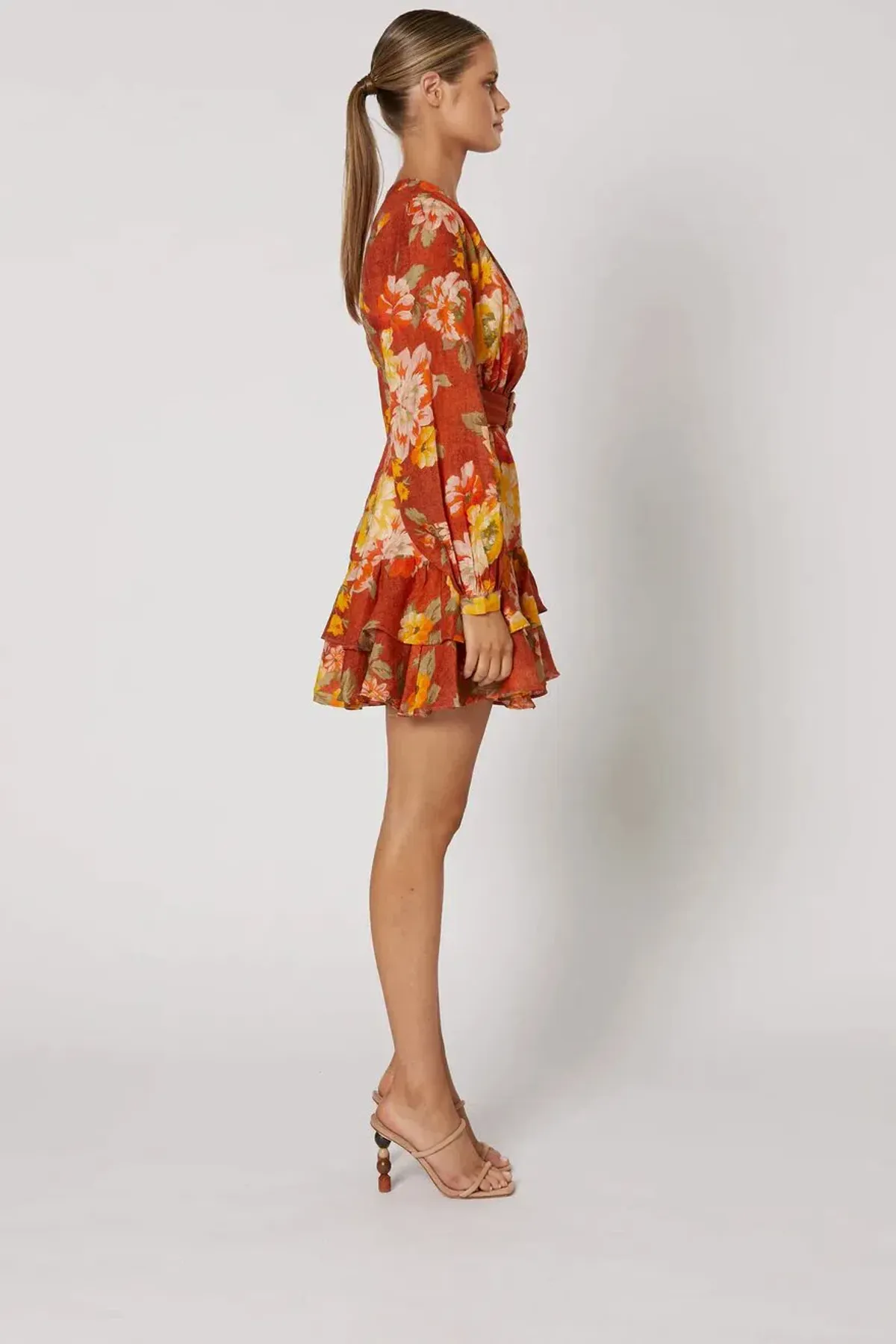 Winona Leura Short Dress Floral Print Size XS / Au 6 - Image 4