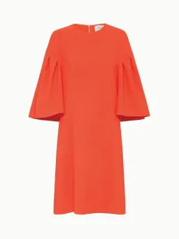 Veronika Maine Stretch Cloque Shift Dress Red/Orange Size 6 / XS for rent on The Volte - image 5