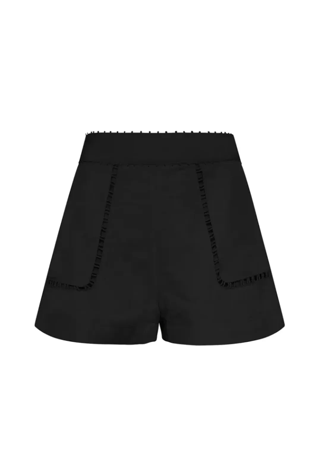 Aje Eugenie Top and Lucie Short Set Black Size 8 for rent on The Volte - main image