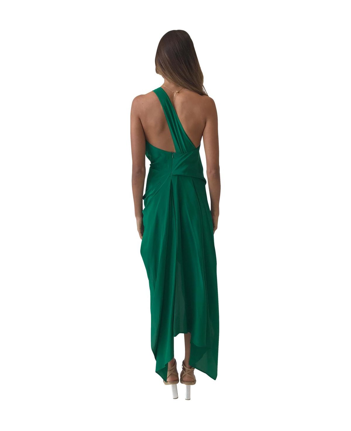 One Fell Swoop Philly Dress Fern Green Size 8 - Image 3