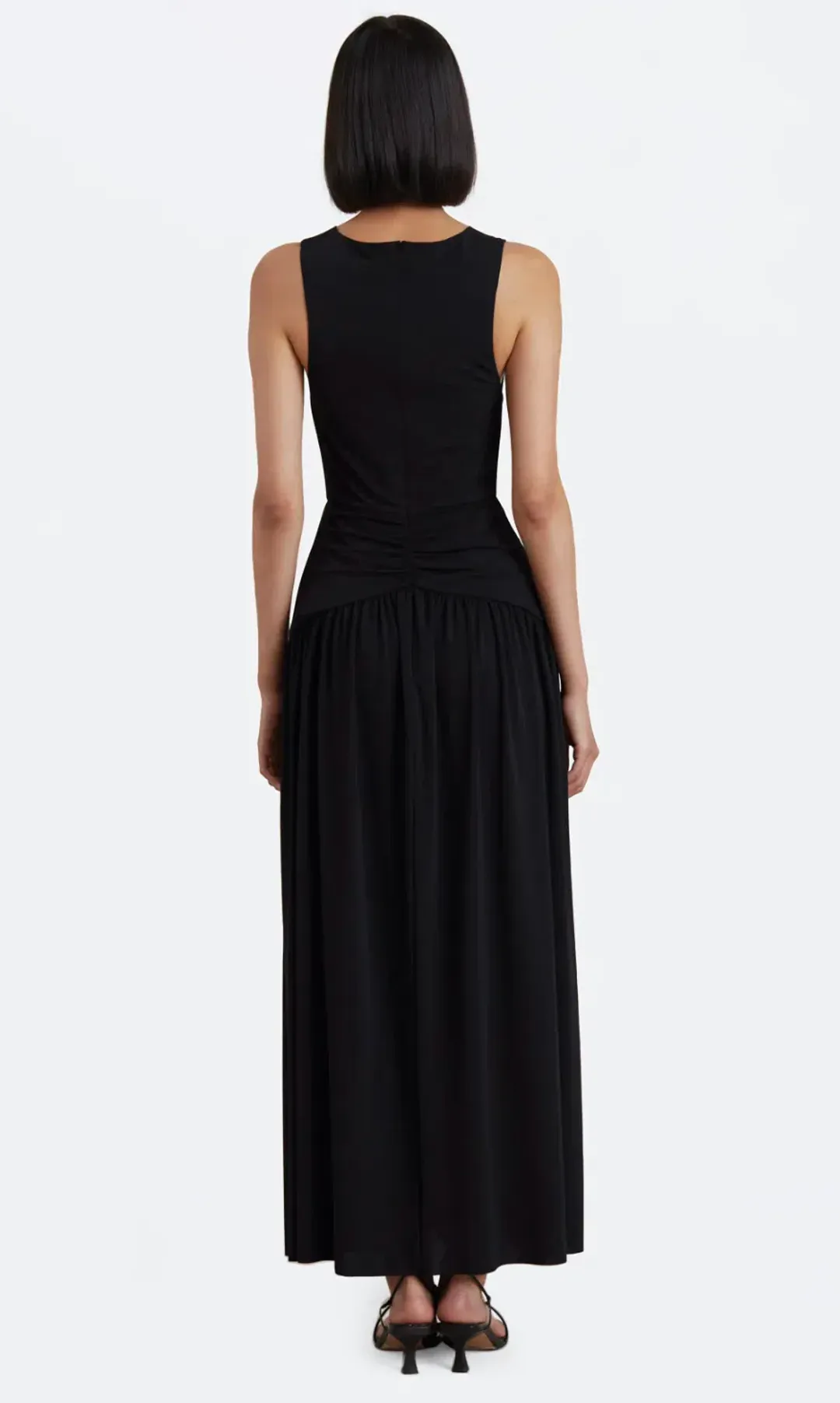 Bec & Bridge Lindsey V Maxi Dress Black Size 10 for rent on The Volte - main image
