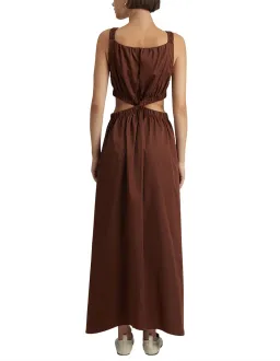 Camilla and Marc Coppola Maxi Dress in Cinnamon Chocolate Brown Size 8 for rent on The Volte - image 4