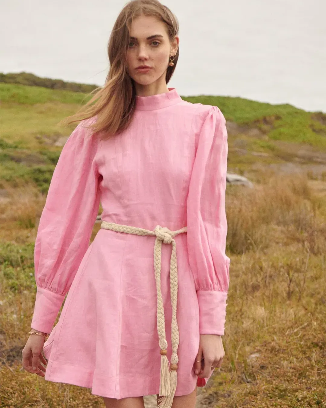 Kate Ford Primrose Mini Dress Pink Size Size 0 / Au 6 for rent on The Volte - main image