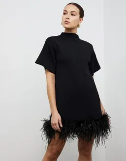 Rachel Gilbert Rita Mini Dress Black Size M / AU 10 for rent on The Volte - image 3