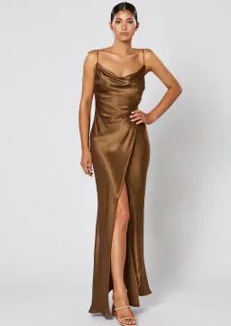 Winona Etoile Dress in Cocoa Size Medium/ Au 10 for rent on The Volte - image 1