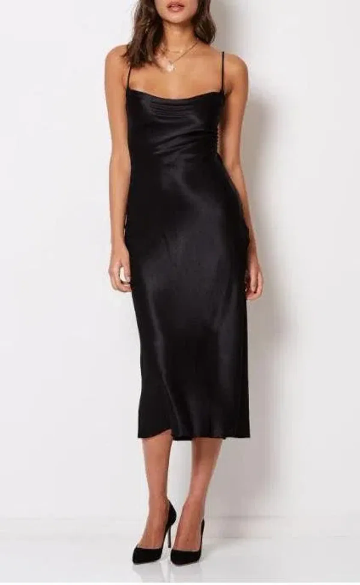 Bec & Bridge Kaia Cowl Dress Black Size 8 - Image 6