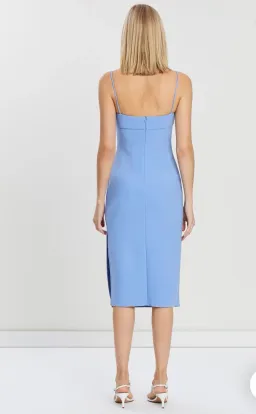 Bec & Bridge Karina Midi Dress Cornflower Blue Size 10 for rent on The Volte - image 3