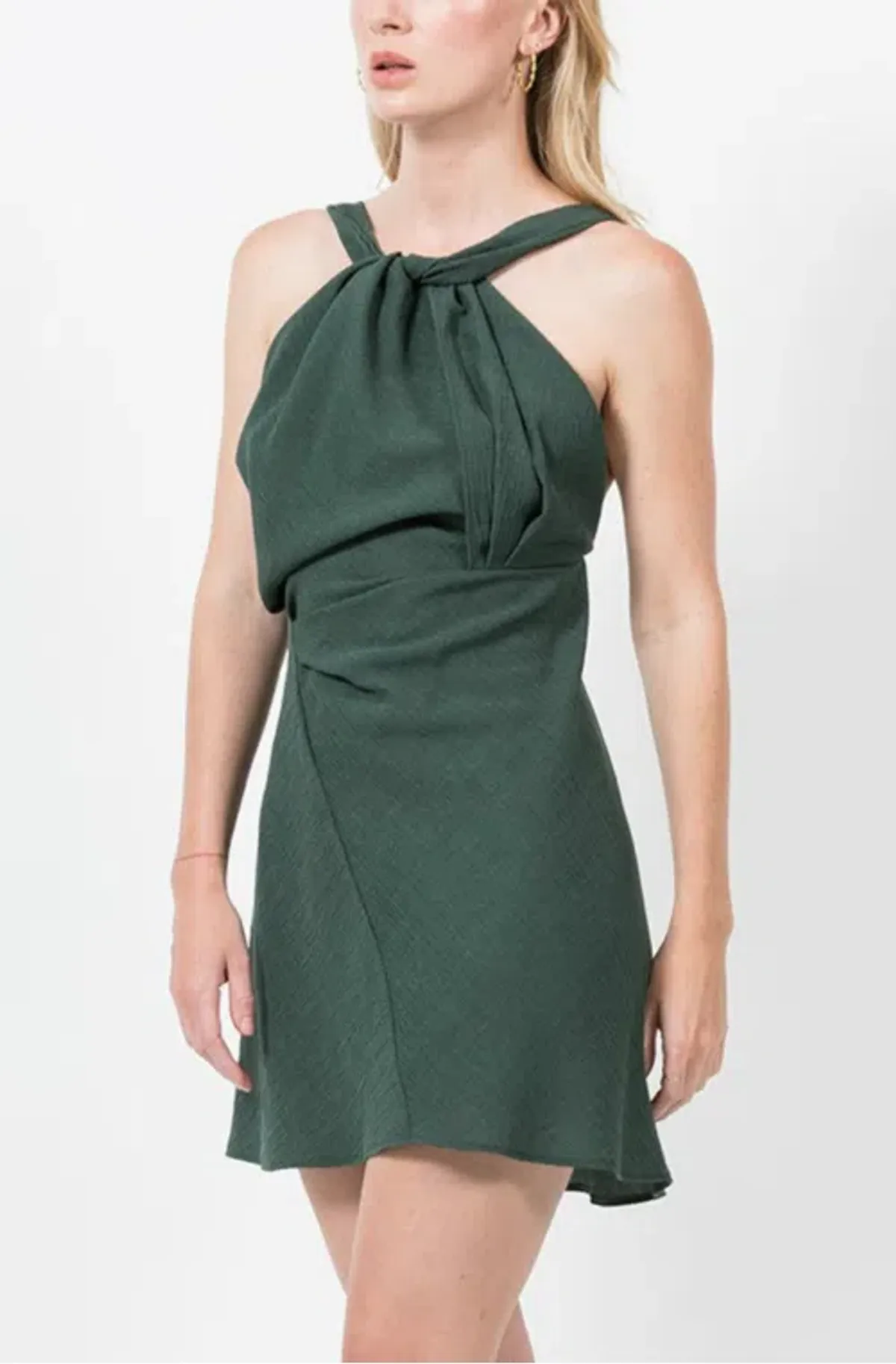 One Fell Swoop Audrey Mini Dress Pine Size 10 - Image 1