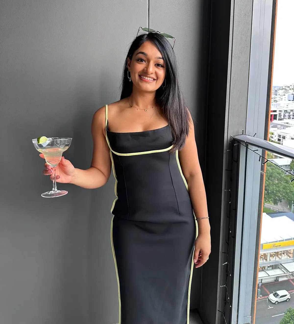 Paris Georgia Florian Midi Dress Black Size 8 - Image 4