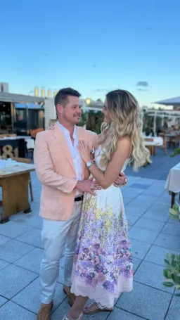 Zimmerman Jude Scallop Midi Dress Print Size 1/Au 10 for rent on The Volte - image 4