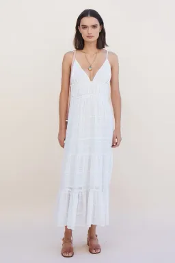 Suboo Yoko Maxi Dress Ivory Size M/Au 10 for rent on The Volte - image 1