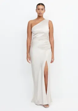 Bec & Bridge The Dreamer Asym Dress Sand Size 8 for rent on The Volte - image 1