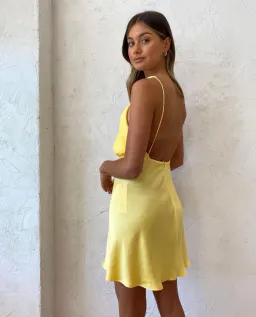 One Fell Swoop Audrey Mini in Bumble Bee Yellow Size 8 for rent on The Volte - image 4