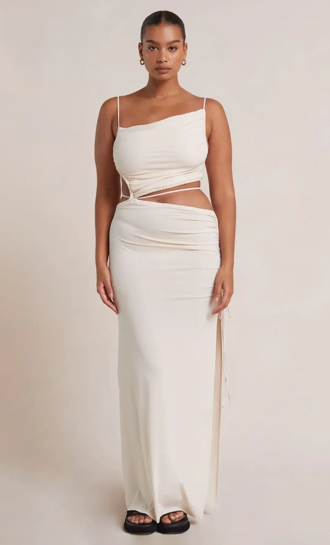 Bec & Bridge Dilkon Maxi Dress Shell Size 8 / S for rent on The Volte - main image