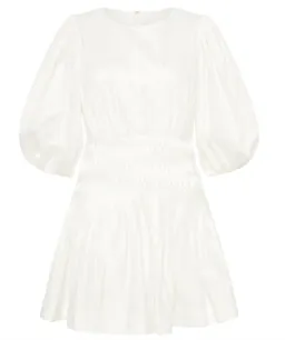 Aje Tidal Tucked Mini Dress White Size 8 / S for rent on The Volte - image 4
