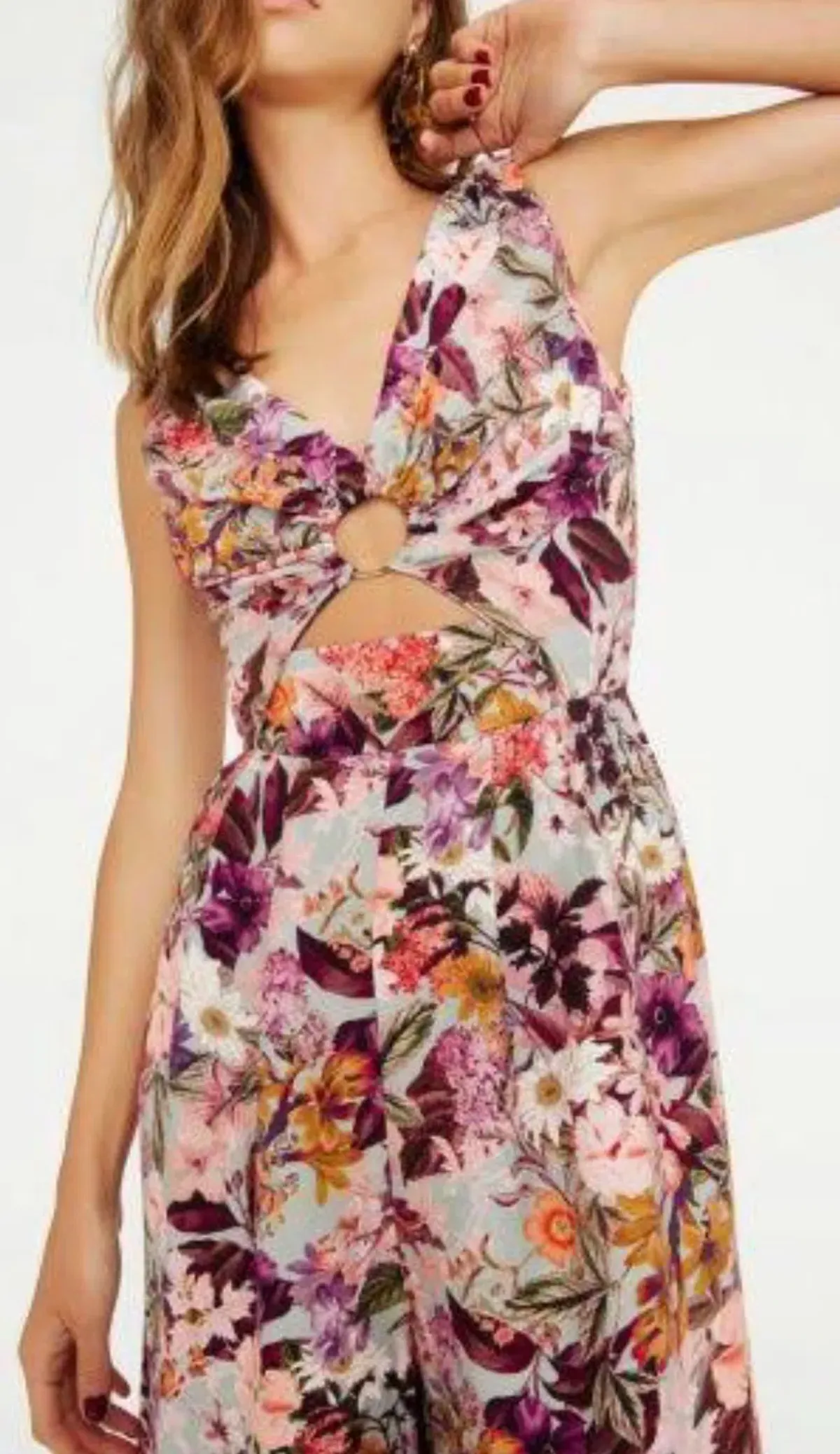 Sheike Hannah Floral Jumpsuit Size 8 - Image 2